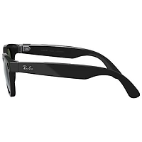 Ray-Ban | Meta Headliner (Gen 2) Glasses with AI, Photo, Video, Audio & Messaging - Shiny Black/Transitions Graphite Green