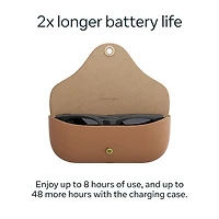 Ray-Ban | Meta Headliner (Gen 2) Glasses with AI, Photo, Video, Audio & Messaging - Shiny Black/Transitions Graphite Green