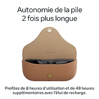 Ray-Ban | Meta Headliner (Gen 2) Glasses with AI, Photo, Video, Audio & Messaging - Shiny Black/Transitions Graphite Green