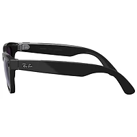 Ray-Ban | Meta Skyler (Gen 2) Glasses with AI, Photo, Video, Audio & Messaging - Shiny Black/Transitions Amethyst