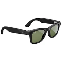 Ray-Ban | Meta Wayfarer (Gen 2) Glasses with AI, Photo, Video, Audio & Messaging - Shiny Black/Green