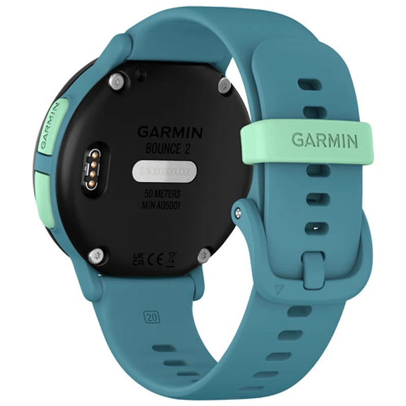 Garmin Bounce 2 43mm Kids Smartwatch - Turquoise