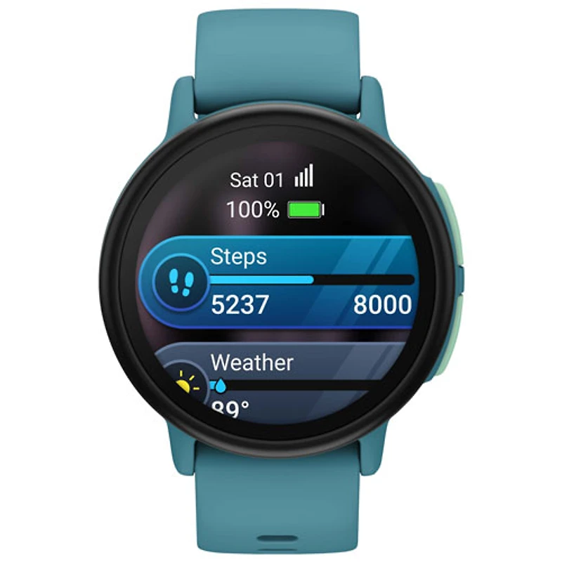 Garmin Bounce 2 43mm Kids Smartwatch - Turquoise