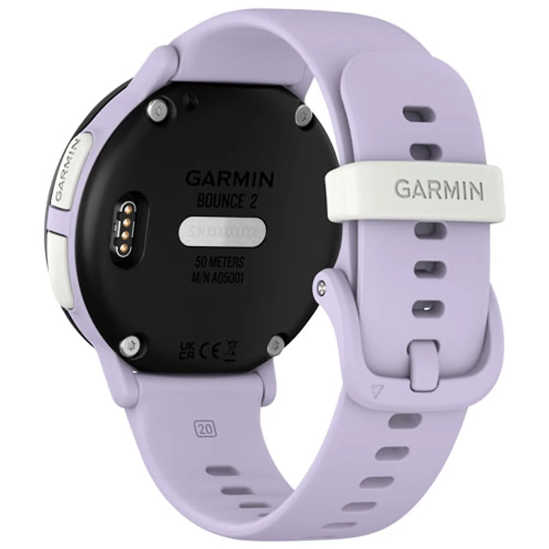 Garmin Bounce 2 43mm Kids Smartwatch - Light Purple