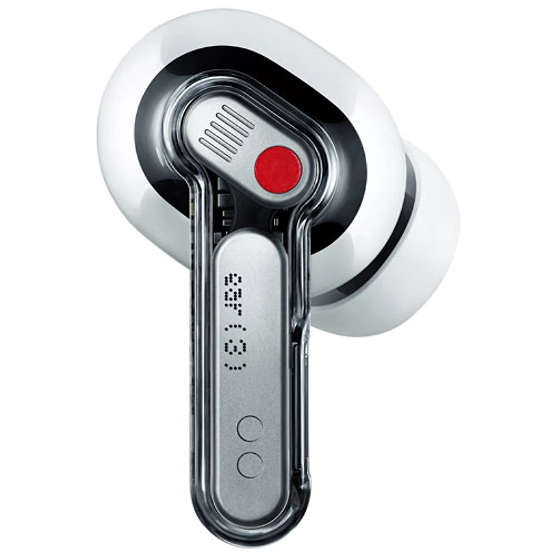 Écouteurs boutons 100 % sans fil à suppression du bruit Ear (3) de Nothing - Blanc