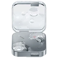 Écouteurs boutons 100 % sans fil à suppression du bruit Ear (3) de Nothing - Blanc