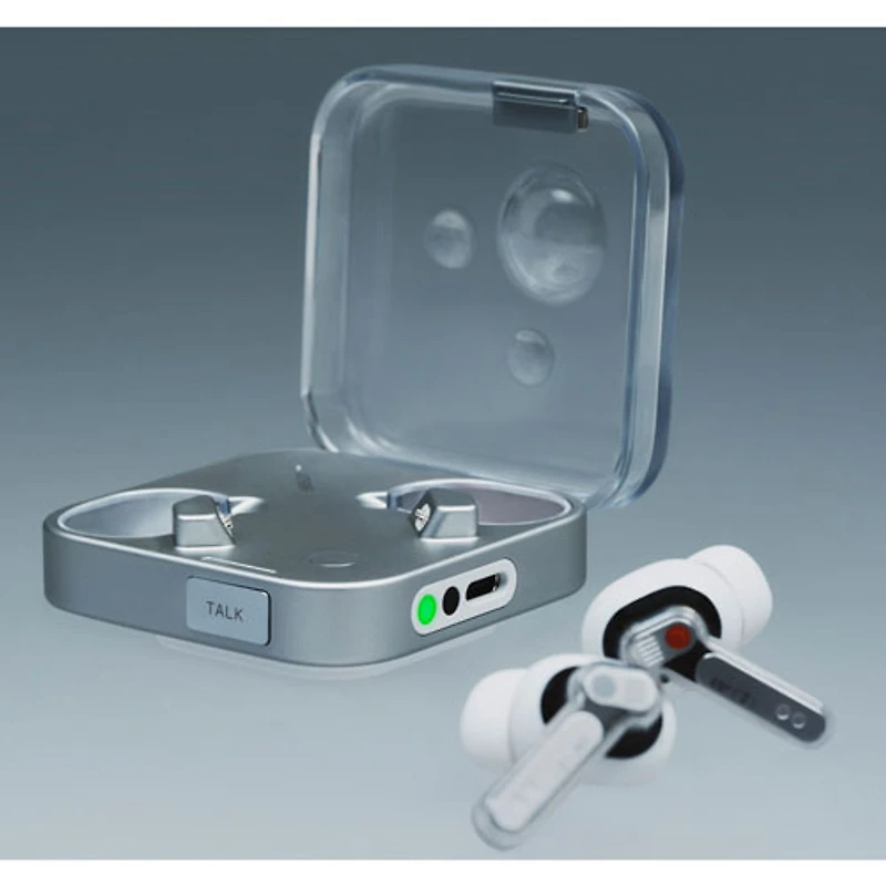 Écouteurs boutons 100 % sans fil à suppression du bruit Ear (3) de Nothing - Blanc