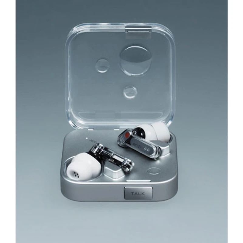 Écouteurs boutons 100 % sans fil à suppression du bruit Ear (3) de Nothing - Blanc