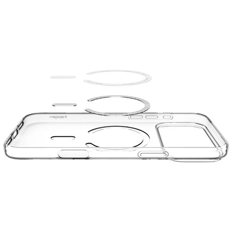 Spigen Crystal Flex MagFit Fitted Hard Shell Case for iPhone 17 Pro Max - Clear