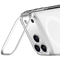 Étui Air Guard Classic de LOGiiX avec MagSafe et béquille pour iPhone 17 Pro Max - Transparent/Blanc