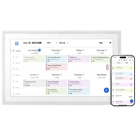 Aluratek 15.6" 32GB Wi-Fi Digital Photo Frame with Touch Screen (AWC15F) - White