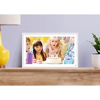 Aluratek 15.6" 32GB Wi-Fi Digital Photo Frame with Touch Screen (AWC15F) - White