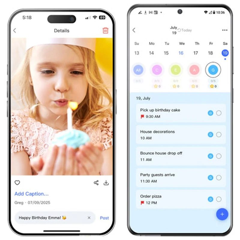 Aluratek 15.6" 32GB Wi-Fi Digital Photo Frame with Touch Screen (AWC15F) - White