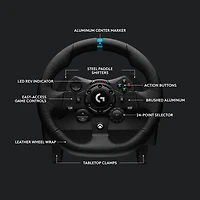 Volant de course et pédales G923 de Logitech avec levier de vitesse Driving Force pour Xbox Series X|S et Xbox One