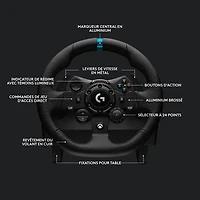 Volant de course et pédales G923 de Logitech avec levier de vitesse Driving Force pour Xbox Series X|S et Xbox One