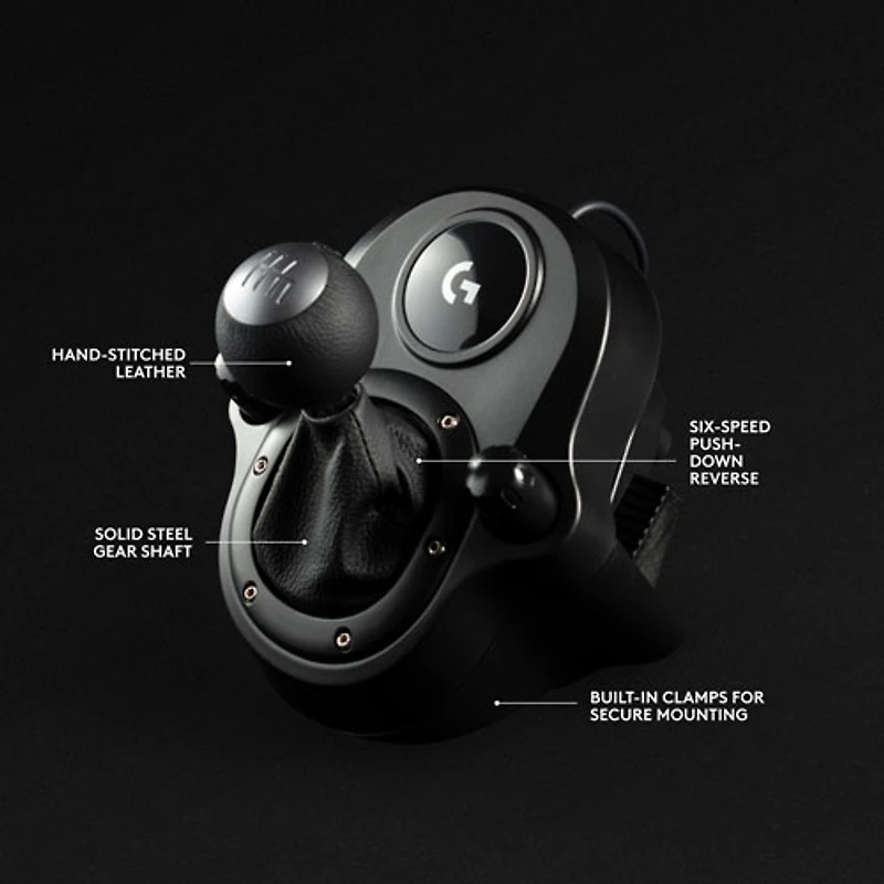 Volant de course et pédales G923 de Logitech avec levier de vitesse Driving Force pour Xbox Series X|S et Xbox One