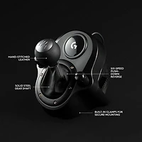 Volant de course et pédales G923 de Logitech avec levier de vitesse Driving Force pour Xbox Series X|S et Xbox One