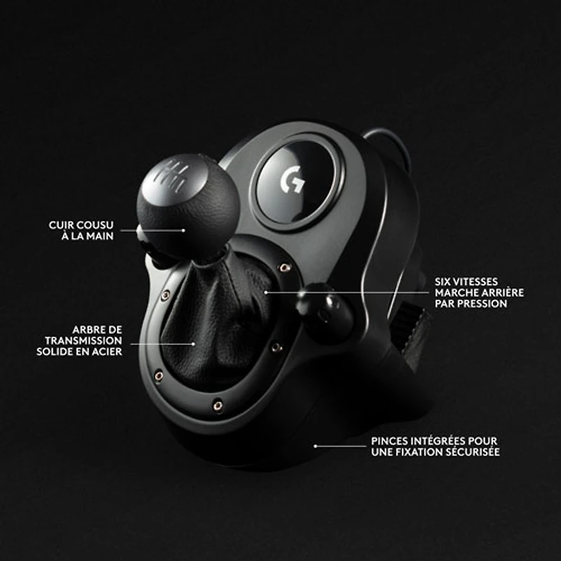 Volant de course et pédales G923 de Logitech avec levier de vitesse Driving Force pour Xbox Series X|S et Xbox One