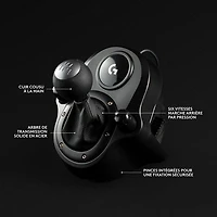 Volant de course et pédales G923 de Logitech avec levier de vitesse Driving Force pour Xbox Series X|S et Xbox One