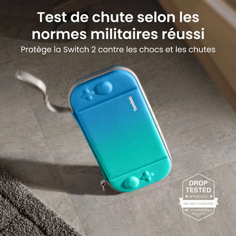 tomtoc Fancy Case-G05 Slim Case for Nintendo Switch 2 - Ocean Blue
