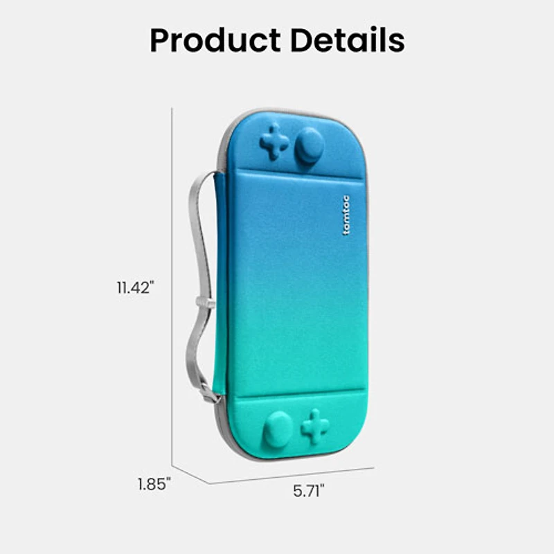 tomtoc Fancy Case-G05 Slim Case for Nintendo Switch 2 - Ocean Blue