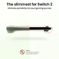 Étui mince Fancy Case-G05 de Tomtoc pour Nintendo Switch 2 - Fleur de cerisier