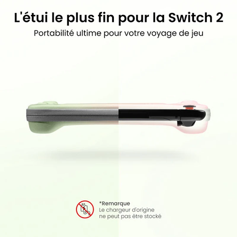 Étui mince Fancy Case-G05 de Tomtoc pour Nintendo Switch 2 - Fleur de cerisier