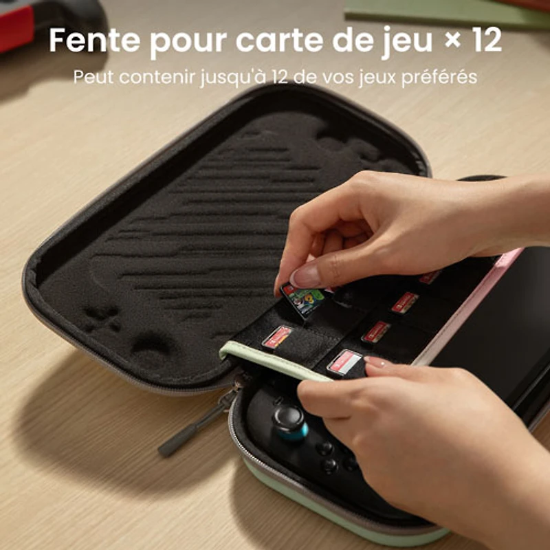Étui mince Fancy Case-G05 de Tomtoc pour Nintendo Switch 2 - Fleur de cerisier