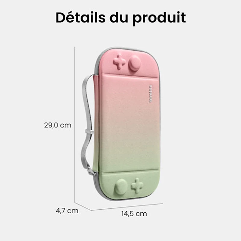 Étui mince Fancy Case-G05 de Tomtoc pour Nintendo Switch 2 - Fleur de cerisier