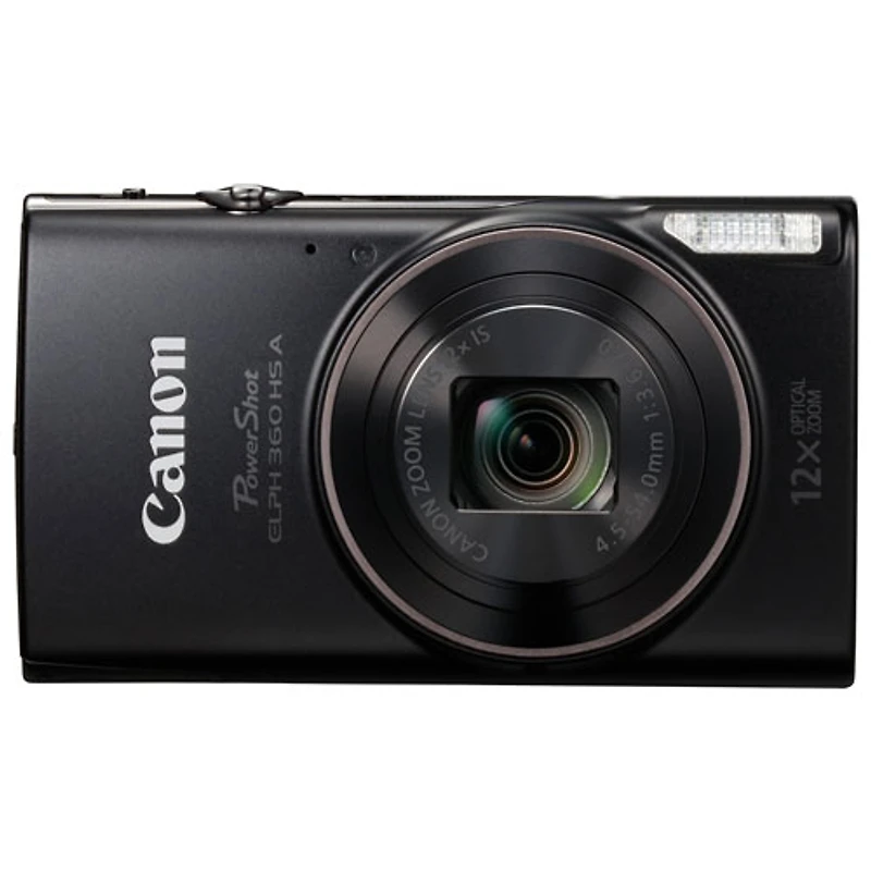 Canon PowerShot ELPH 360 HS A Wi-Fi 20.2 MP 12x Optical Zoom Digital Camera -