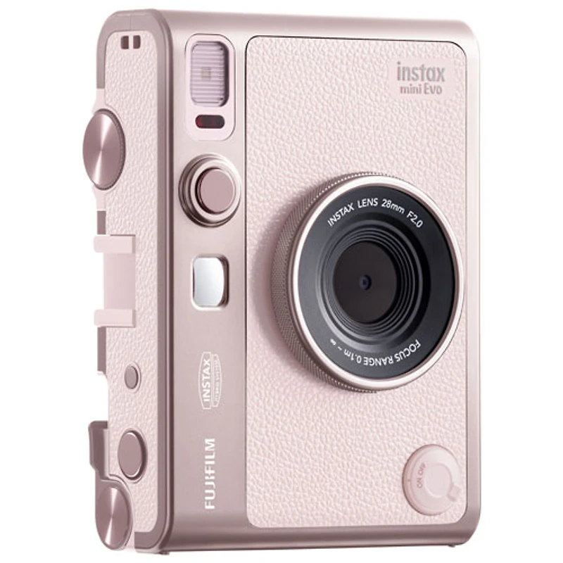 Fujifilm Instax mini Evo Instant Camera - Gentle Rose