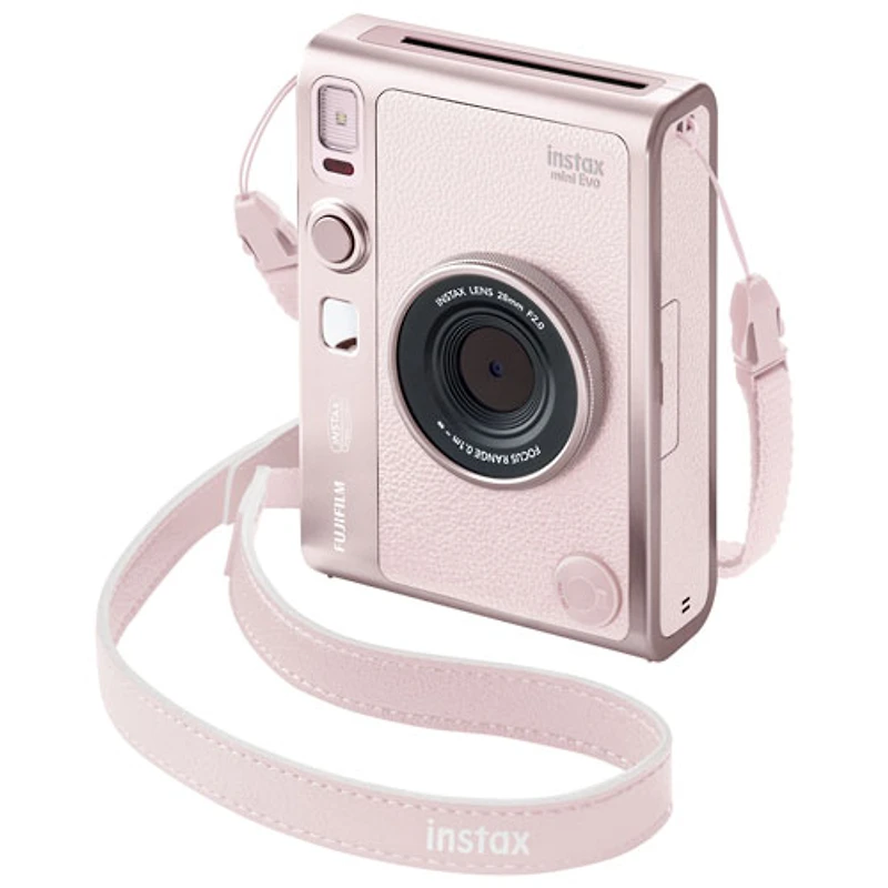 Fujifilm Instax mini Evo Instant Camera - Gentle Rose