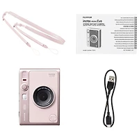 Appareil photo instantané Instax mini Evo de Fujifilm - Rose doux