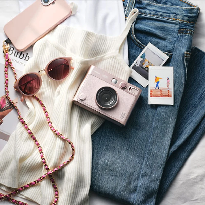 Fujifilm Instax mini Evo Instant Camera - Gentle Rose