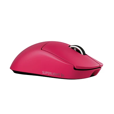 Souris de jeu sans fil compacte 44 000 ppp PRO X Superlight 2 à capteur HERO 2 de Logitech G - Magenta