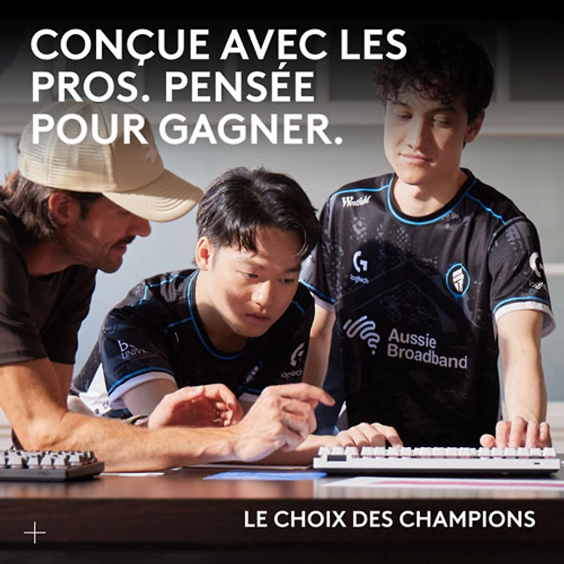 Souris de jeu sans fil compacte 44 000 ppp PRO X Superlight 2 à capteur HERO 2 de Logitech G - Blanc