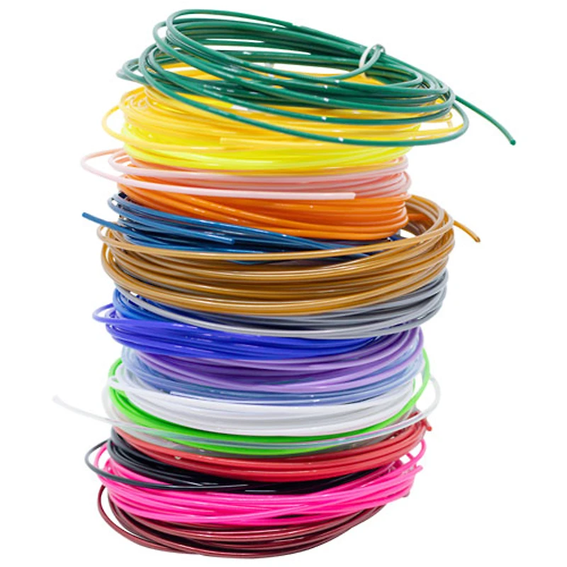 3Doodler Flow Plastic Filament Refill Kit - 20 Colours