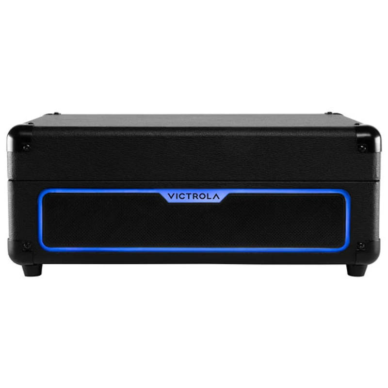 Victrola Journey Glow Illuminated Suitcase Belt Drive Bluetooth Record Player