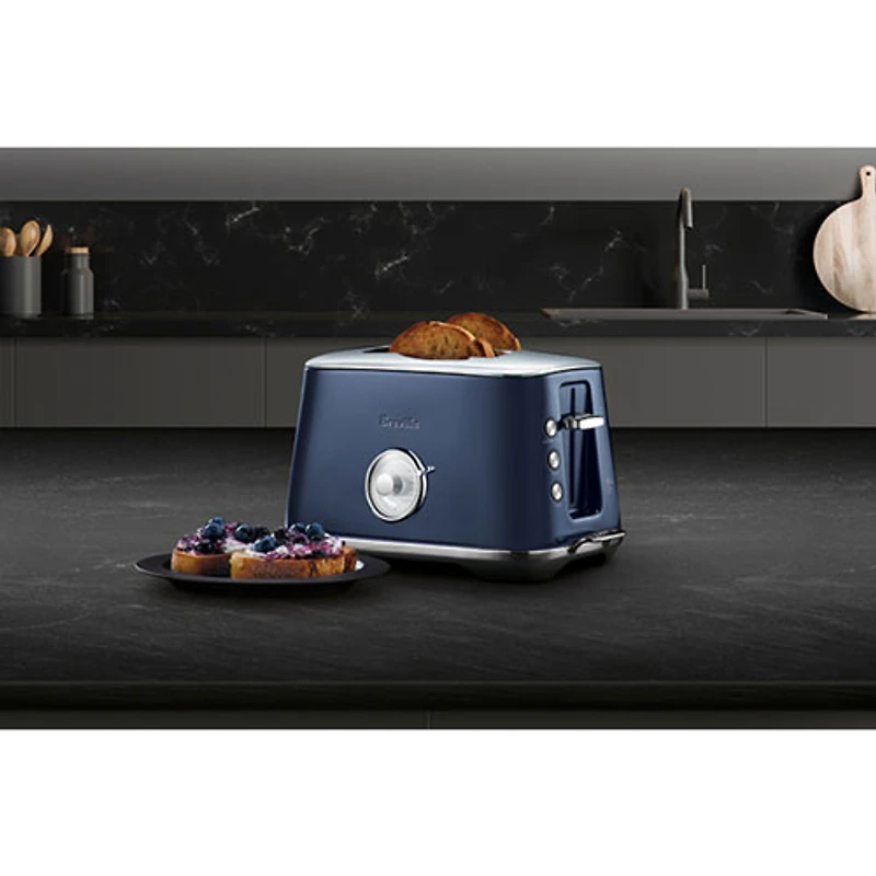 Refurbished (Good) - Breville Luxe Collection Toaster - 2-Slice - Damson Blue - Remanufactured by Breville