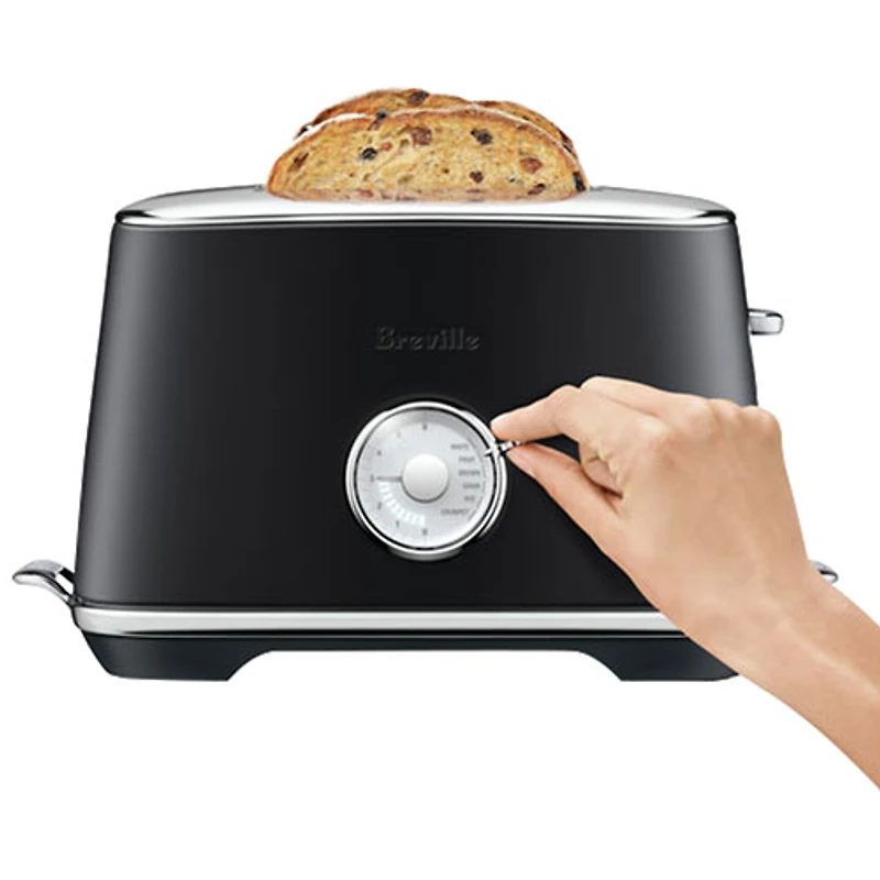 Refurbished (Good) - Breville Luxe Collection Toaster - 2-Slice - Black Truffle - Remanufactured by Breville
