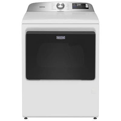 Sécheuse électrique de 7,4 pi³ de Maytag (YMED6205RW) - Blanc