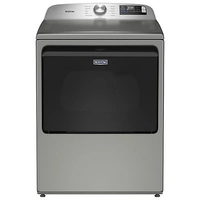 Sécheuse électrique de 7,4 pi³ de Maytag (YMED6205RR) - Argent rayonnant