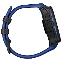 Montre intelligente multisport Bluetooth AMOLED Instinct 3 de 45 mm de Garmin - Noir/Bracelet bleu électrique