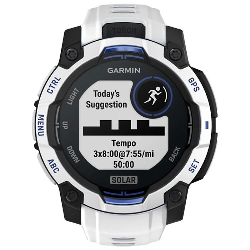 Montre intelligente multisport Bluetooth Instinct 3 Solar de mm de Garmin