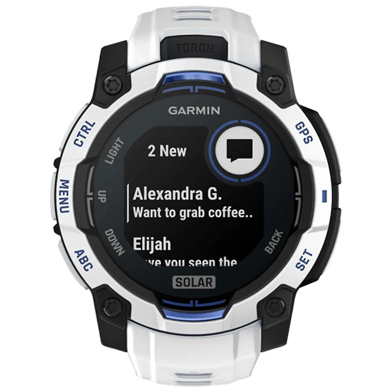 Montre intelligente multisport Bluetooth Instinct 3 Solar de mm de Garmin
