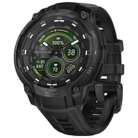 Montre intelligente de 47 mm Instinct Crossover AMOLED Tactical Edition de Garmin - Noir