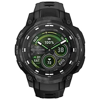 Montre intelligente de 47 mm Instinct Crossover AMOLED Tactical Edition de Garmin - Noir