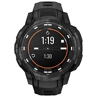 Montre intelligente de 47 mm Instinct Crossover AMOLED Tactical Edition de Garmin - Noir