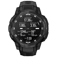 Montre intelligente de 47 mm Instinct Crossover AMOLED Tactical Edition de Garmin - Noir