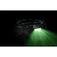 Montre intelligente de 47 mm Instinct Crossover AMOLED Tactical Edition de Garmin - Noir